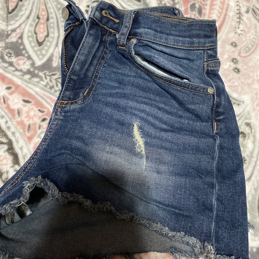 PINK denim shorts
